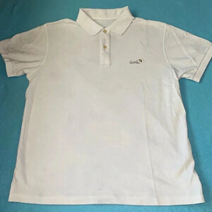 ARNOLD PALMER signature polo short sleeve vintage golf shirt side splits size S